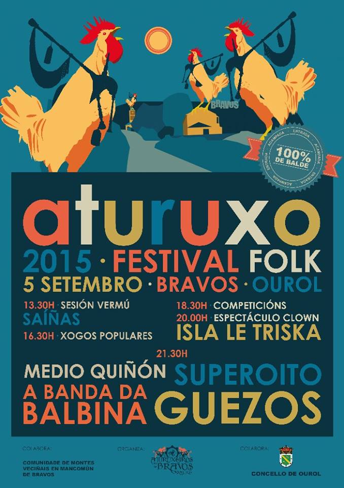 Cartaz Festival Aturuxo 2015