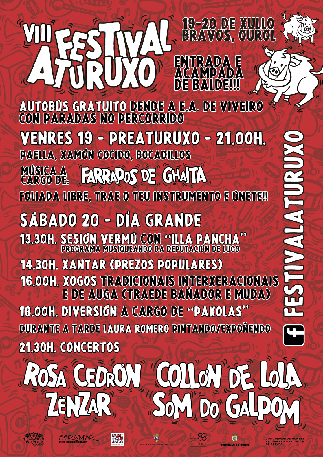 Cartaz Festival Aturuxo 2019