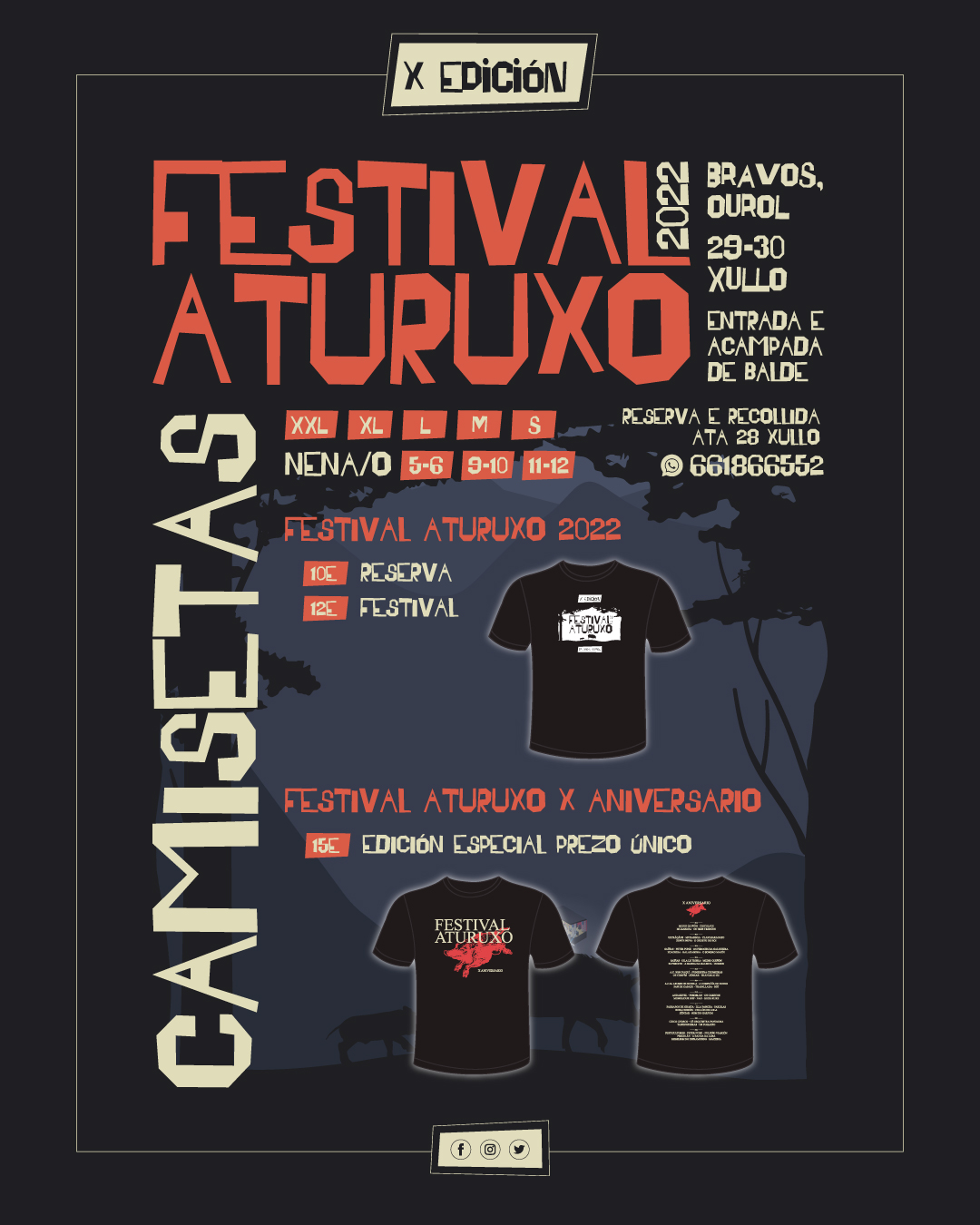 Camisetas Festival Aturuxo
