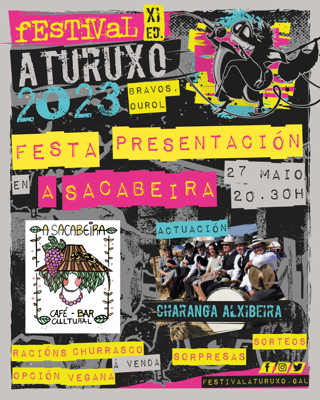 Festa Presentación Festival Aturuxo 2023 - XI Edición en A Sacabeira