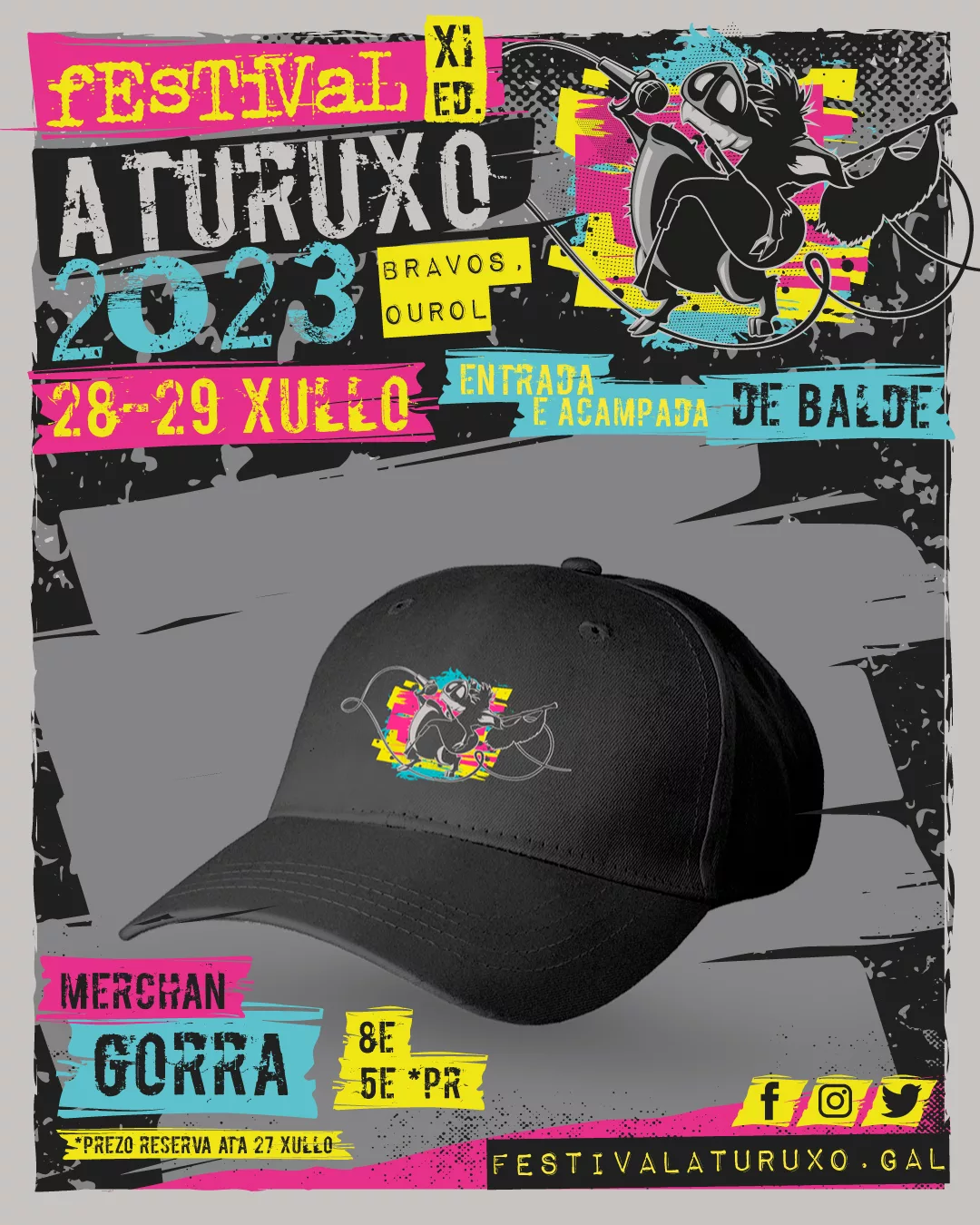 Gorra Festival Aturuxo 2023 - XI Edición