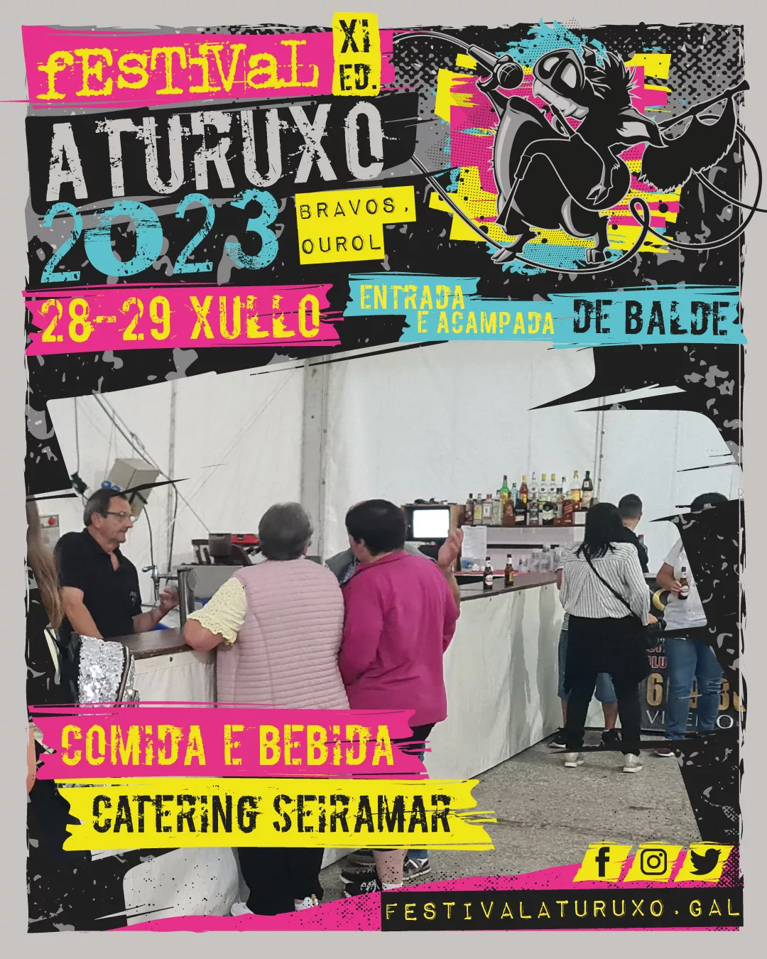 Catering Seiramar - Festival Aturuxo 2023 - XI Edición